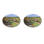Tenant House in Summer by Ave Hurley - Cufflinks (Oval)