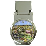 Tenant House in Summer by Ave Hurley - Money Clip Watch
