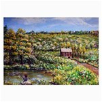 Tenant House in Summer by Ave Hurley - Glasses Cloth (Large, Two Sides)