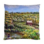 Tenant House in Summer by Ave Hurley - Cushion Case (Two Sides)