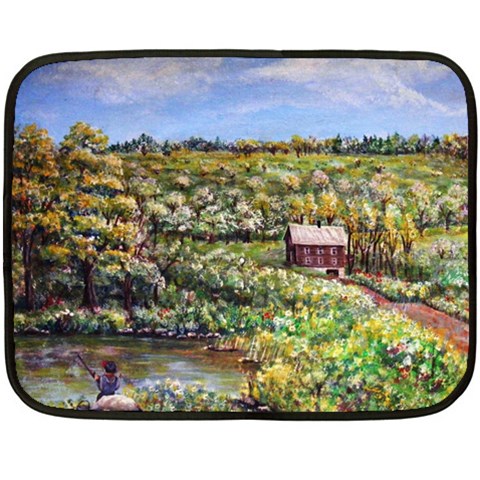 Tenant House in Summer by Ave Hurley 35 x27  Blanket Front