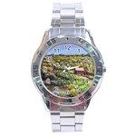 Tenant House in Summer by Ave Hurley - Stainless Steel Analogue Men’s Watch