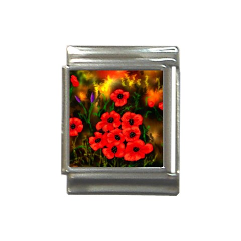  Poppies   by Ave Hurley ~ ArtRave.com Italian Charm (13mm) from ArtsNow.com Front