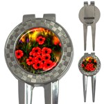  Poppies   by Ave Hurley ~ ArtRave.com 3-in-1 Golf Divot