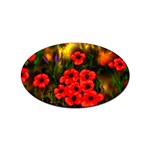 Poppies   by Ave Hurley ~ ArtRave.com Sticker (Oval)