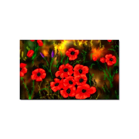  Poppies   by Ave Hurley ~ ArtRave.com Sticker (Rectangular) from ArtsNow.com Front