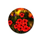  Poppies   by Ave Hurley ~ ArtRave.com Magnet 3  (Round)