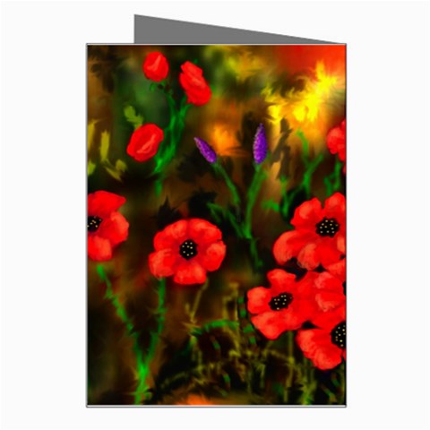  Poppies   by Ave Hurley ~ ArtRave.com Greeting Card from ArtsNow.com Right