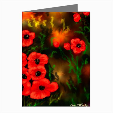  Poppies   by Ave Hurley ~ ArtRave.com Greeting Cards (Pkg of 8) from ArtsNow.com Left