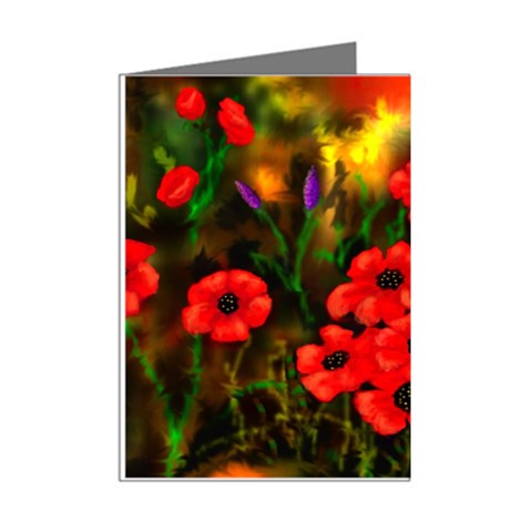  Poppies   by Ave Hurley ~ ArtRave.com Mini Greeting Cards (Pkg of 8) from ArtsNow.com Right