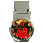  Poppies   by Ave Hurley ~ ArtRave.com Money Clip Watch
