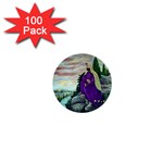 Jesus Overlooking Jerusalem by Ave Hurley - 1  Mini Button (100 pack) 