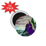 Jesus Overlooking Jerusalem Ave Hurley Ah 001 156 1.75  Magnet (10 pack) 