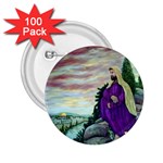Jesus Overlooking Jerusalem Ave Hurley Ah 001 156 2.25  Button (100 pack)