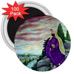 Jesus Overlooking Jerusalem Ave Hurley Ah 001 156 3  Magnet (100 pack)