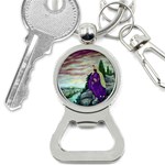 Jesus Overlooking Jerusalem - Ave Hurley of ArtRevu - Bottle Opener Key Chain