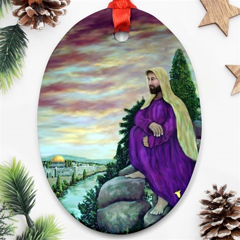 Jesus Overlooking Jerusalem Front