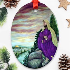 Jesus Overlooking Jerusalem Back