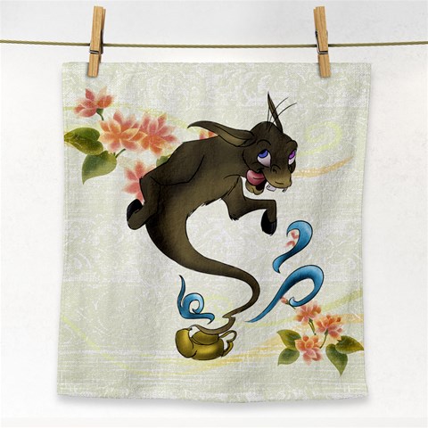 Geniedonkey (1) Face Towel from ArtsNow.com Front