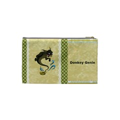 Geniedonkey (1) Cosmetic Bag (Small) from ArtsNow.com Back