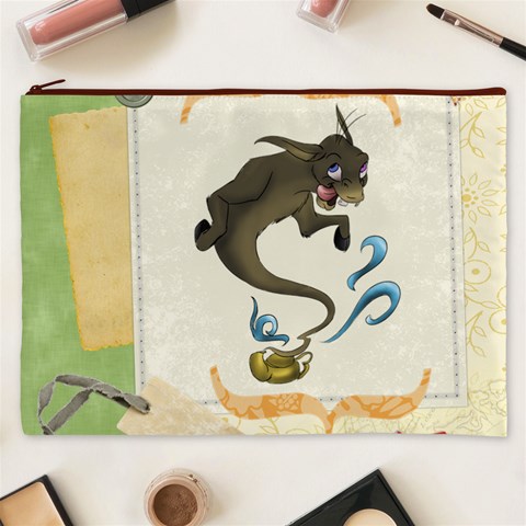 Geniedonkey (1) Cosmetic Bag (XXXL) from ArtsNow.com Front