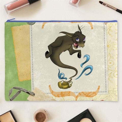 Geniedonkey (1) Cosmetic Bag (XXXL) from ArtsNow.com Front