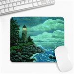 Jerry s Lighthouse by Ave Hurley - Large Mousepad