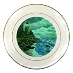 Jerry s Lighthouse by Ave Hurley - Porcelain Plate