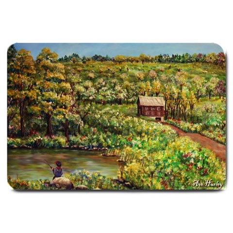 Tenant House in Summer by Ave Hurley 30 x20  Door Mat