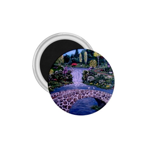 My Garden By Ave Hurley Ah 001 163 Original 1 45mg 1.75  Magnet from ArtsNow.com Front