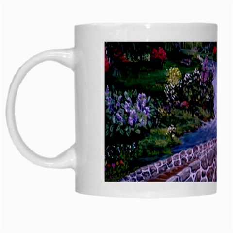 My Garden By Ave Hurley Ah 001 163 Original 1 45mg White Mug from ArtsNow.com Left