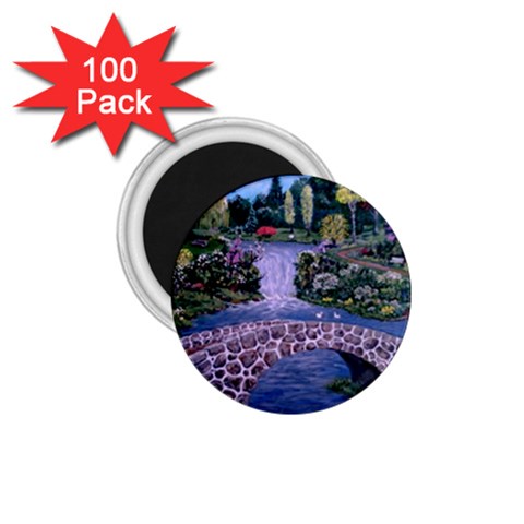My Garden By Ave Hurley Ah 001 163 Original 1 45mg 1.75  Magnet (100 pack)  from ArtsNow.com Front