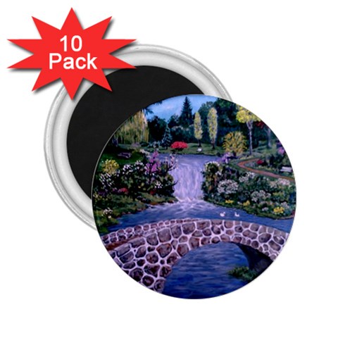 My Garden By Ave Hurley Ah 001 163 Original 1 45mg 2.25  Magnet (10 pack) from ArtsNow.com Front