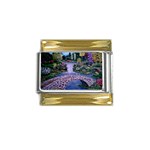 My Garden By Ave Hurley Ah 001 163 Original 1 45mg Gold Trim Italian Charm (9mm)