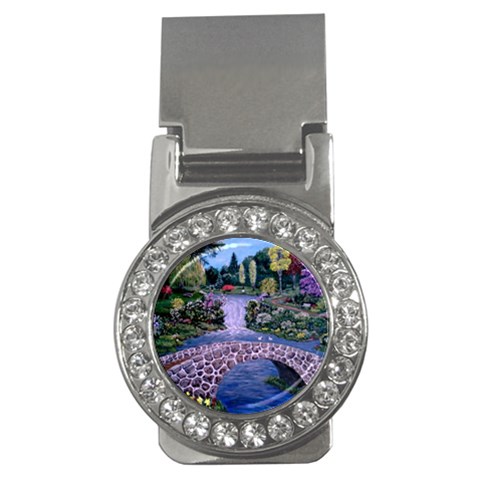 My Garden By Ave Hurley Ah 001 163 Original 1 45mg Money Clip (CZ) from ArtsNow.com Front