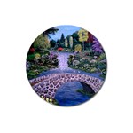 My Garden By Ave Hurley Ah 001 163 Original 1 45mg Magnet 3  (Round)