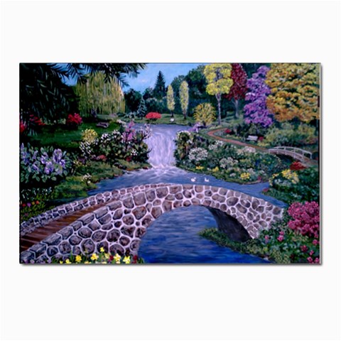 My Garden By Ave Hurley Ah 001 163 Original 1 45mg Postcards 5  x 7  (Pkg of 10) from ArtsNow.com Front