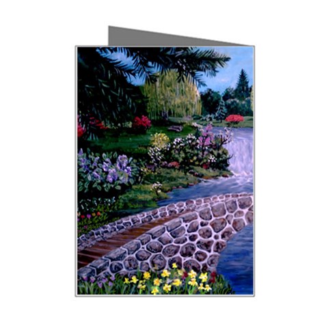 My Garden By Ave Hurley Ah 001 163 Original 1 45mg Mini Greeting Card from ArtsNow.com Right