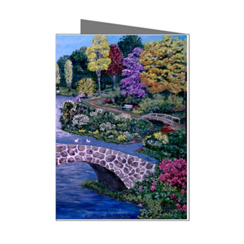 My Garden By Ave Hurley Ah 001 163 Original 1 45mg Mini Greeting Cards (Pkg of 8) from ArtsNow.com Left