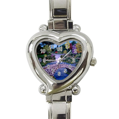 My Garden By Ave Hurley Ah 001 163 Original 1 45mg Heart Italian Charm Watch from ArtsNow.com Front