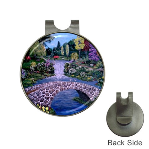 My Garden By Ave Hurley Ah 001 163 Original 1 45mg Golf Ball Marker Hat Clip from ArtsNow.com Front