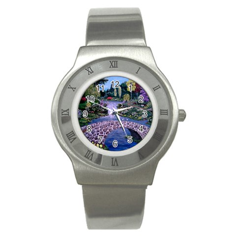 My Garden By Ave Hurley Ah 001 163 Original 1 45mg Stainless Steel Watch from ArtsNow.com Front