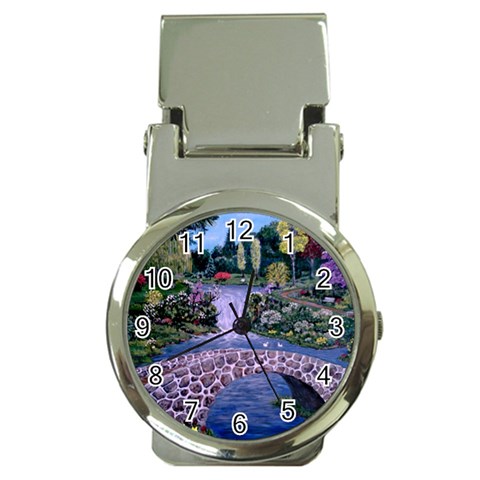 My Garden By Ave Hurley Ah 001 163 Original 1 45mg Money Clip Watch from ArtsNow.com Front