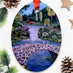 My Garden By Ave Hurley Ah 001 163 Original 1 45mg Oval Ornament (Two Sides)