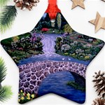 My Garden By Ave Hurley Ah 001 163 Original 1 45mg Star Ornament (Two Sides)