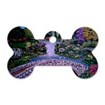 My Garden By Ave Hurley Ah 001 163 Original 1 45mg Dog Tag Bone (Two Sides)