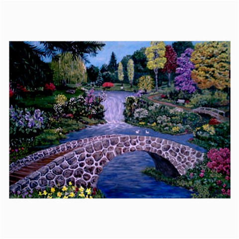 My Garden By Ave Hurley Ah 001 163 Original 1 45mg Glasses Cloth (Large) from ArtsNow.com Front