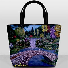My Garden By Ave Hurley Ah 001 163 Original 1 45mg Bucket Bag from ArtsNow.com Back