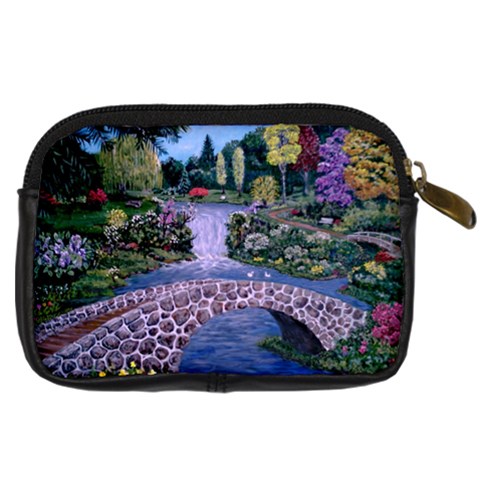 My Garden By Ave Hurley Ah 001 163 Original 1 45mg Digital Camera Leather Case from ArtsNow.com Back