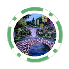 My Garden By Ave Hurley Ah 001 163 Original 1 45mg Poker Chip Card Guard (10 pack) from ArtsNow.com Front